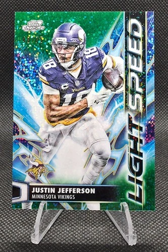 2025 Topps Cosmic Chrome Justin Jefferson Base (RAW)