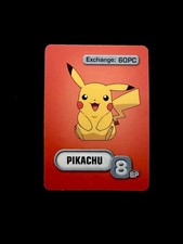 Pokemon Master Trainer III (2005) Gioco da Tavolo - Carta Personaggio - Pikachu