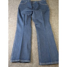 Vintage Rustler Mens Blue Denim Jeans 44x30 Made in USA 100% Cotton 87620NY EUC