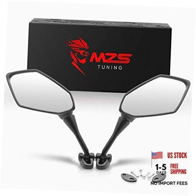 #ad Motorcycle Mirrors Rear View Adjustment Compatible with EX250 EX400 6MM $57.79