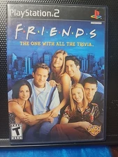 Friends: The One With All the Trivia (Sony PlayStation 2, 2005) Fully Tested CIB