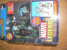 Marvel Legends Onslaught Series Green Goblin Figure with Comic Book 2006 Toy Biz