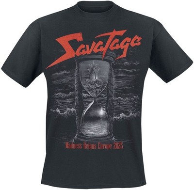 Savatage T-Shirt Herren Hourglass - Tour 2025 schwarz Band-Merch, Bands