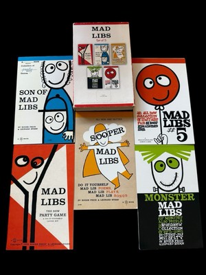 Mad Libs Set Of 5 Books Collection