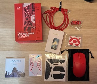 Lamzu Maya Imperial Red Limited Edition + 4k Dongle