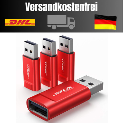 JSAUX USB Datenblocker 4er Pack Schutz vor Hackern und Viren