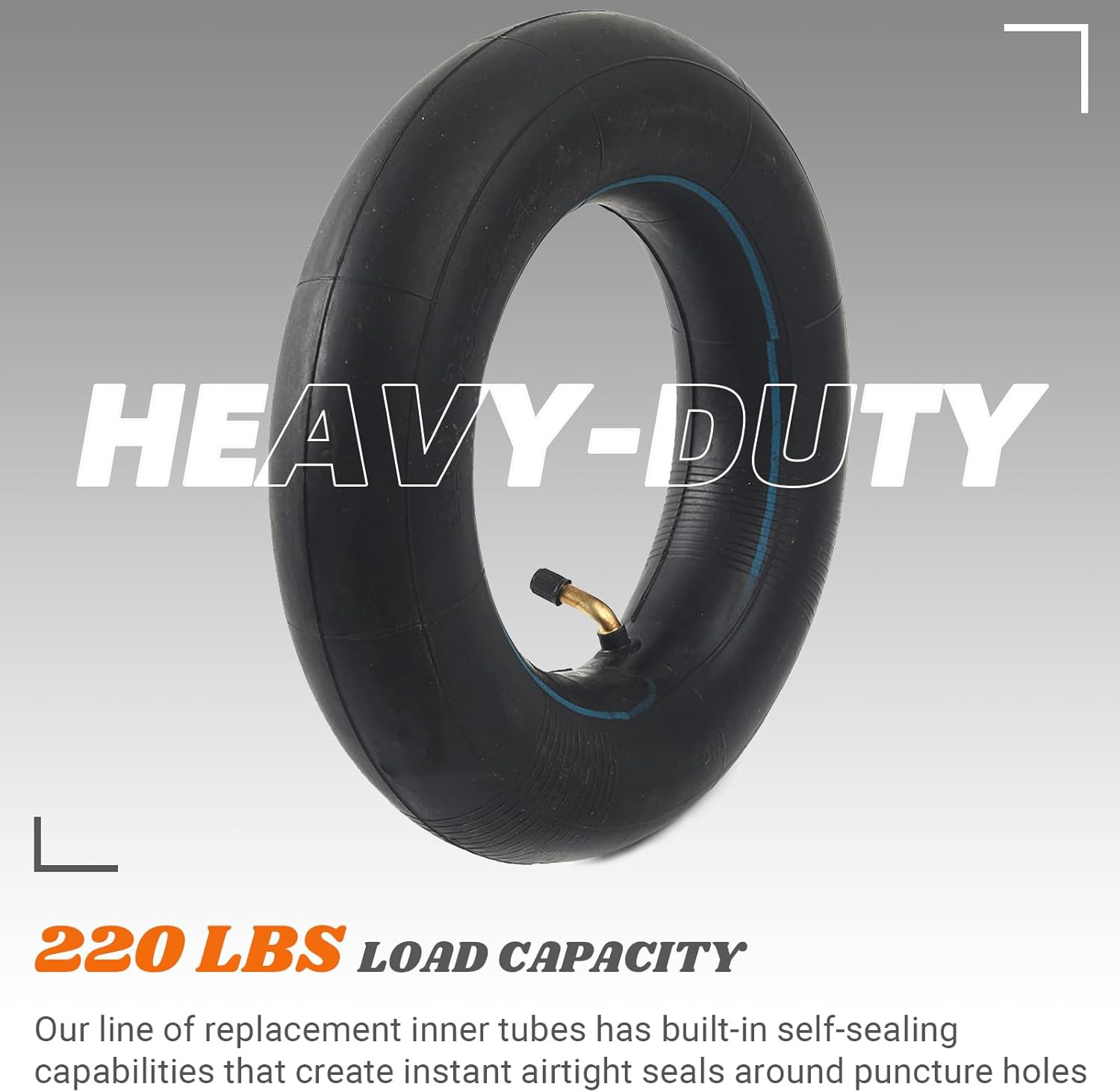 (1 Set) Universal Replacement Rear 110/50-6.5 Tire and Tube Set - Fits Most 38Cc