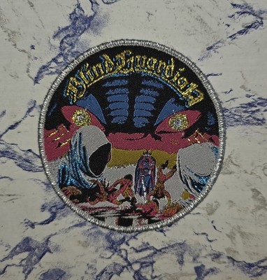 Blind Guardian Battalions of Fear Silver Glitter Border Woven Patch