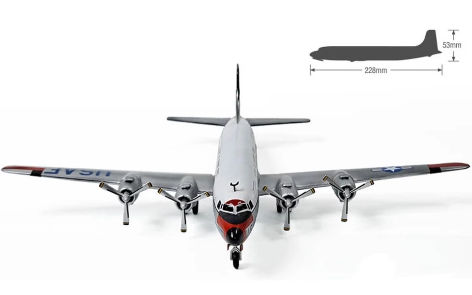 USAF C-118 Liftmaster 1:144 Plastic Model Kit ACADEMY - Image 4 of 4