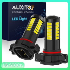 2 Pack H16 LED Fog Light or DRL Bulbs 6000K White High Brightness Canbus Ready