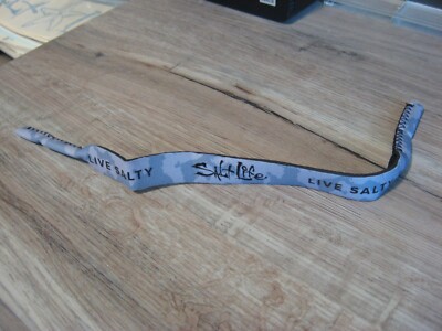 Salt Life Sunglasses Eyewear Retainer 15'' Neoprene Holder Strap- Grey Live Salty