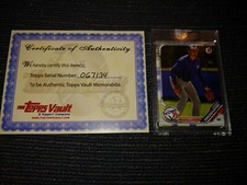 2019 Bowman Topps Vault Jordan Groshans 1 of 1 blank back COA