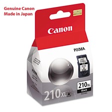 Genuine Canon 210XL Black PIXMA Ink Cartridge PG-210XL Made In Japan