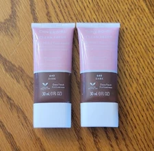 Lot of 2 - COVERGIRL Clean Fresh Skin Milk Foundation - # 640 Dark - Fast Ship!!