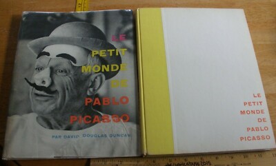 Le Petit Monde de Pablo Picasso book 1959 French HBDJ David