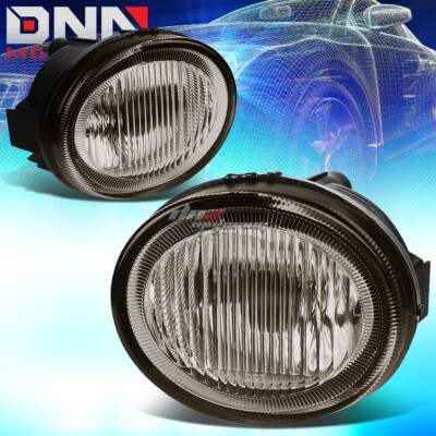 FOR 02-03 NISSAN MAXIMA A33 VQ35DE SMOKED TINTED OE FOG LIGHT LAMP+BULB