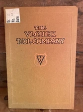 Early 1900s Vlchek Tool Co Mechanics Hand Tools Advertising Catalog Brochure