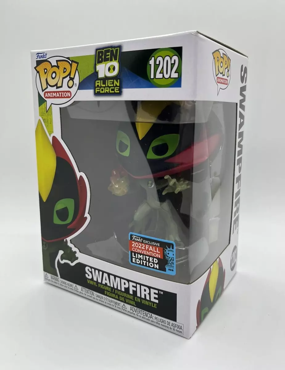 Funko Pop! Animation Ben 10 Alien Force Swampfire 1202 Exclusivo