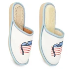Ladies leather slipper with sleeping cat unlined/lined size 36-41 Filsko Lapua