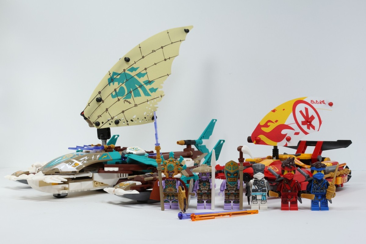 LEGO NINJAGO Island 71748 Catamaran Sea Battle *100% COMPLETE