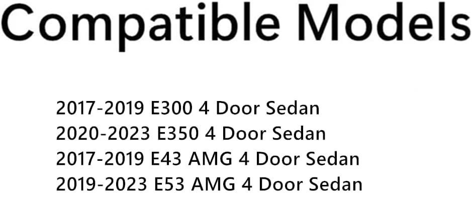 Fit Mercedes Benz E300 E350 E43AMG E53AMG 4 Door Sedan Back Window Glass Heated Foto 3 de 4