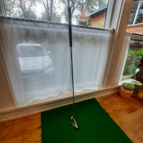 Alpha Silver Diamond Series Putter Insert Milled Face 34.5" Steel Shaft RH - Picture 7 of 8