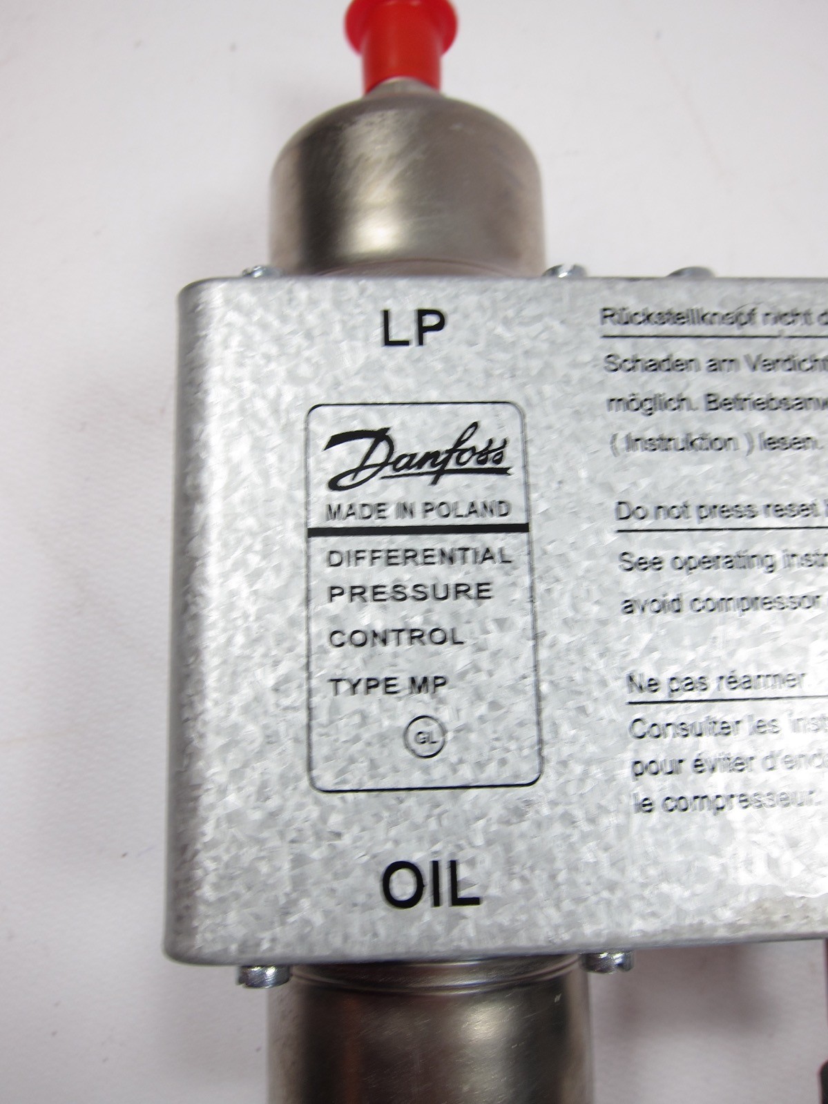 New Danfoss MP55 060B0173 Differential Pressure Control LP Oil MP 0.3-4 ...