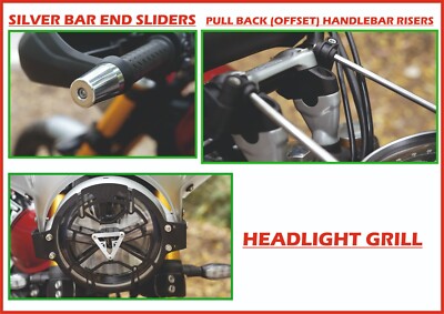 Combo of 3 Items For TRIUMPH SCRAMBLER 400 X