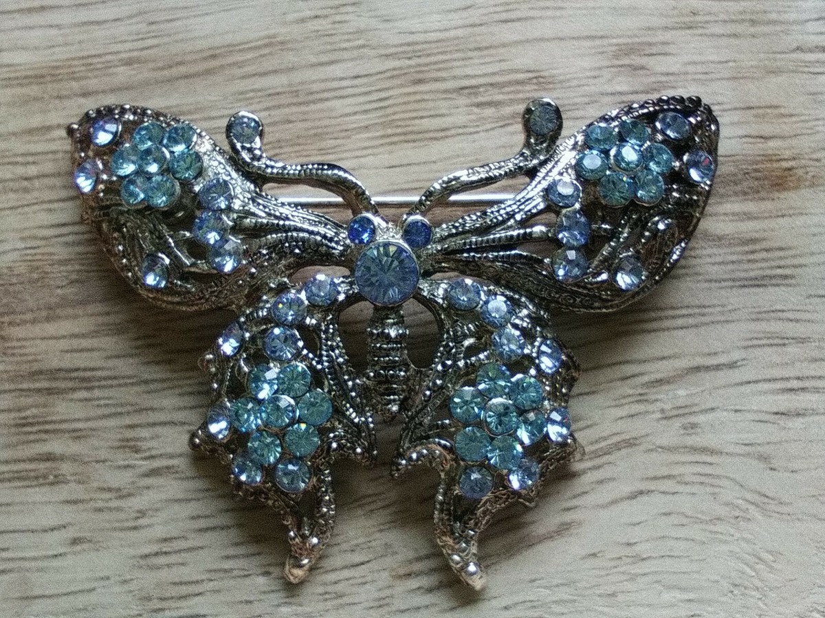 ラリースミス BUTTERFLY PIN (TURQUOISE) RARE TIFFANY & CO 18K 750 YELLOW GOLD BUTTERFLY PIN BROOCH