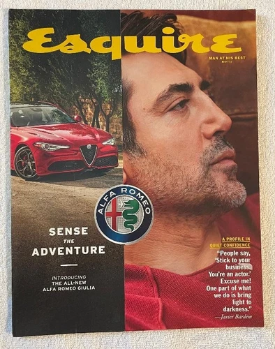 Esquire Magazine May, 2017 Javier Bardem Cover FREE SHIPPING