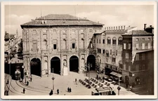 Parma Palazzo Municipale Town Hall Building Italy Real Photo RPPC Postcard