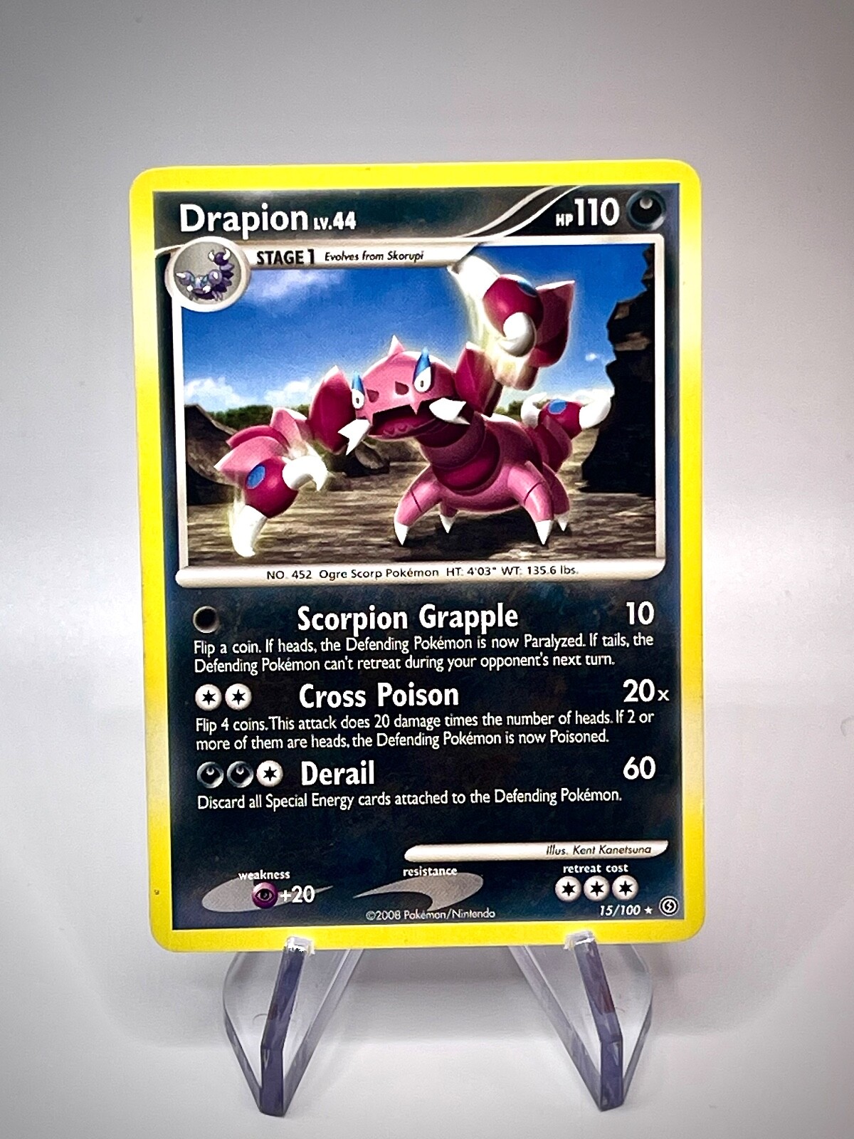 Pokémon TCG Drapion Stormfront 15 Regular Rare
