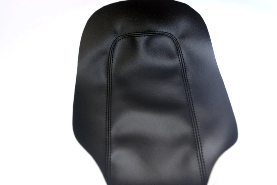 Fits 06-12 Mitsubishi Eclipse Synthetic Leather Armrest Console Lid Cover Black - Image 2 of 2