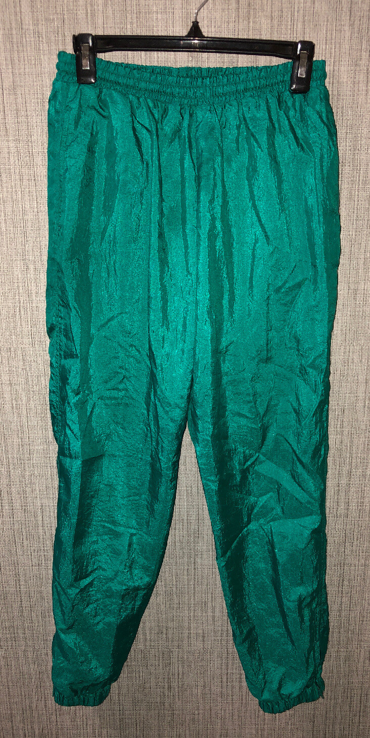 EVR Womens Teal Nylon Pants Size Small Petite eBay