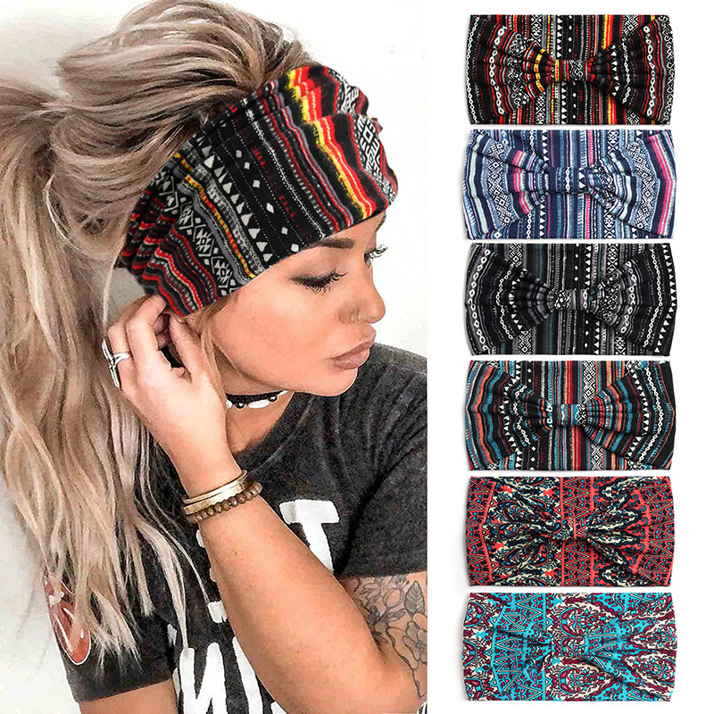 Knotted Elastic Hair Bands Stretch Headscarf Hairband Hair Accessories DIY Soft
