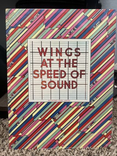Paul McCartney Wings At The Speed Of Sound Piano Songbook Music Book Sealed - Afbeelding 1 van 1
