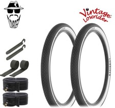 ORIGINAL Vtg LOWRIDER BRANDED BICYCLE TIRES 26X 2.125 CLASSIC MINI BRICK 8pc SET