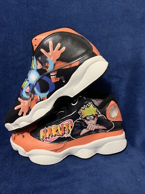 Naruto anime Uzumaki ShoesCosplay Sneaker Street ware Custom
