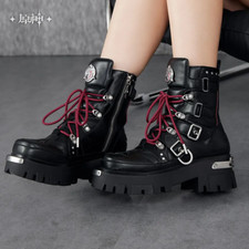 Genshin Impact Official miHoYo Wriothesley Theme Half Boots Cosplay Anime
