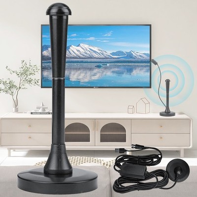 DVB-T2 Digital Antenne 4K HD 1080p Verstärker Flachantenne Full HD TV Fernseher