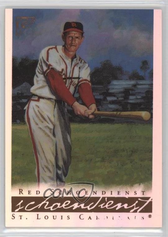 2003 Topps Gallery Hall of Fame Edition Artist Proof Red Schoendienst HOF 12zm