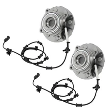 Pair Front Wheel Hub Bearing Assy For Ram 3500 2013-2018 Driver + Passenger Side