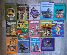 Lot of 14 Vintage GERMAN Craft Crafting Books Pattern Books