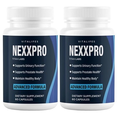 (2 Pack) NexxPro Advanced Male Health Support Supplement Nexx Pro 120 Capsules