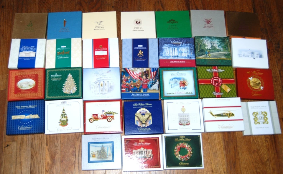 WHITE HOUSE HISTORCAL ASSOCIATION 1993 - 2023 White House Historical Association Christmas Ornament w/ box CHOICE