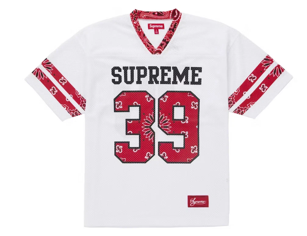 Supreme アメリカンフットボールシャツ 39 Supreme Sequin Football Jersey Brown | eBay