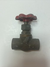 Bronze Globe Valve With Red Hand Wheel