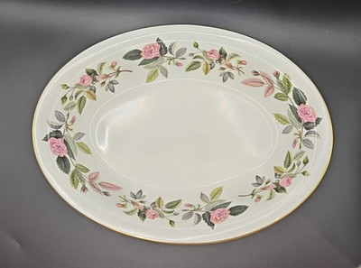 Wedgwood Hathaway Rose Oval Offen Gemüse Servierschüssel 10'' x 7,5''