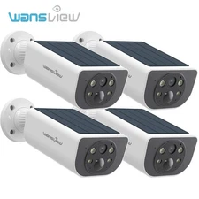 Wansview Solar Battery Powered Wireless Security Camera System Outdoor Home Wifi