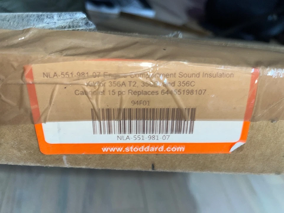 Изоляционные панели моторного отсека Porsche 356 A B C НОВЫЕ с оборудованием 1958-65 - Изображение 4 из 4